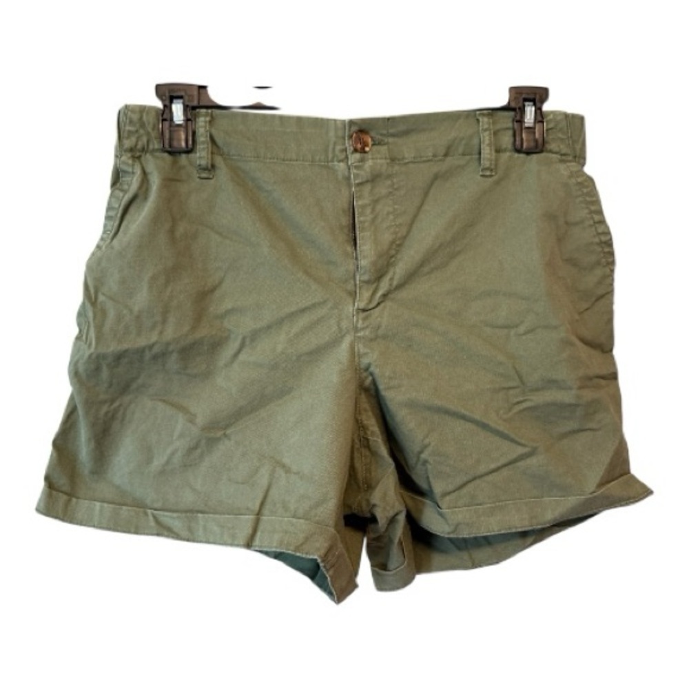 Vero Moda Green Shorts Size L Stretch Waist 3” Inseam